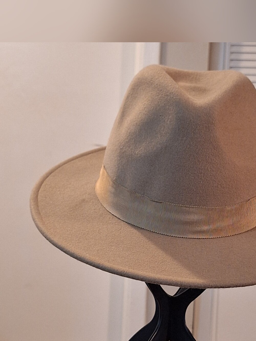 H&M Tan Wide-Brim Fedora Hat